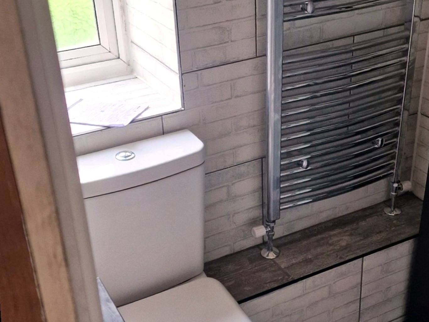 Patch repair blended to wall
