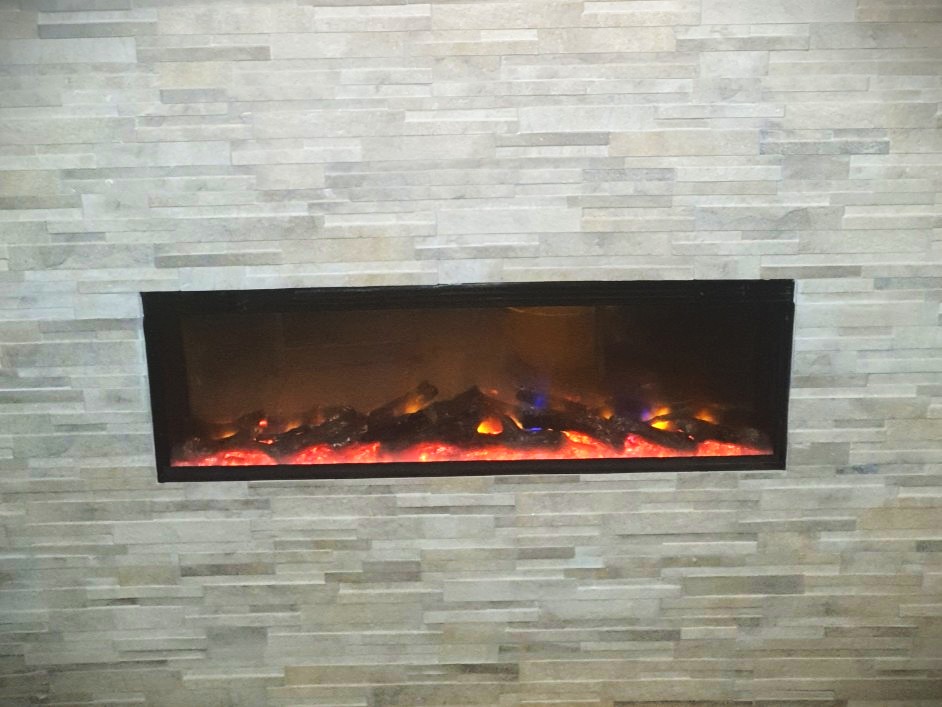 Fireplace install