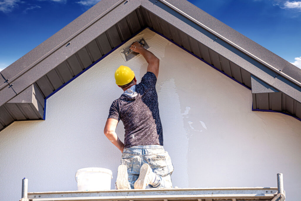Monocouche render finish