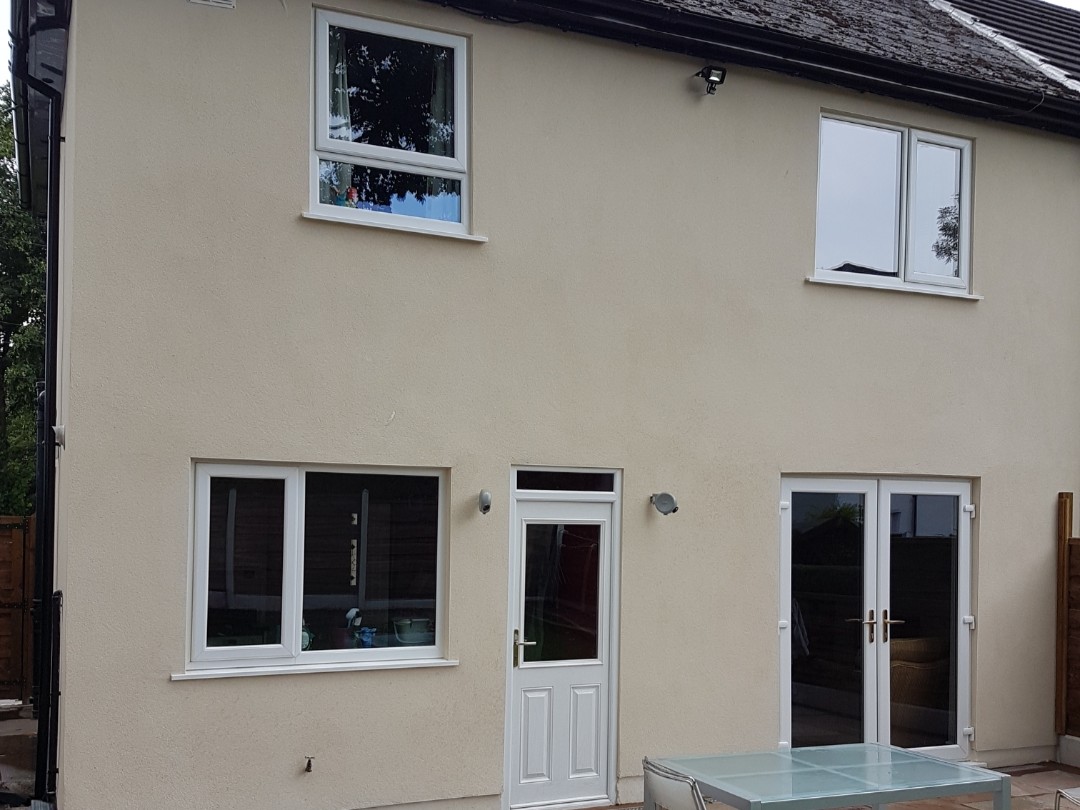 Complete façade refresh in a warm cream (back)