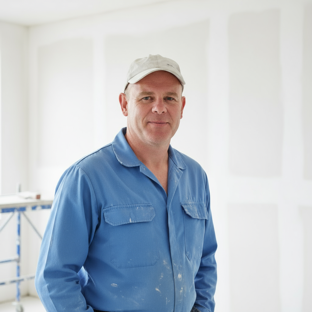Portrait of Les Doyle, Advanced Craft plasterer and renderer
